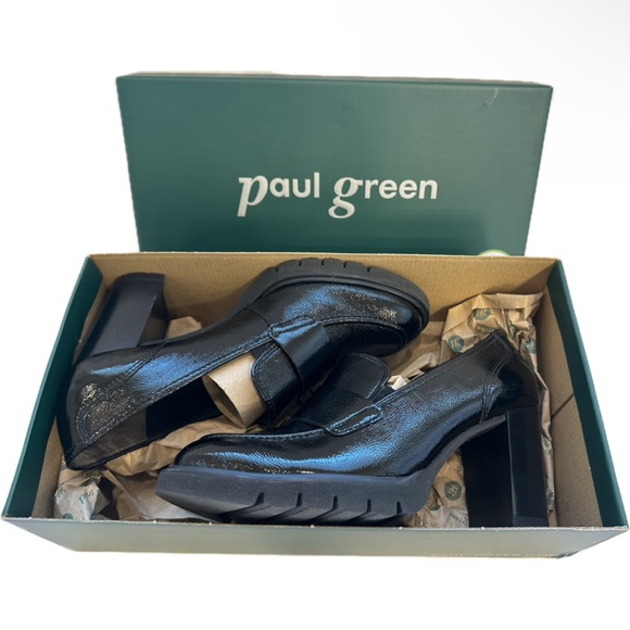 Paul Green Nina Pump crinkle patent. - Picture 2 of 5
